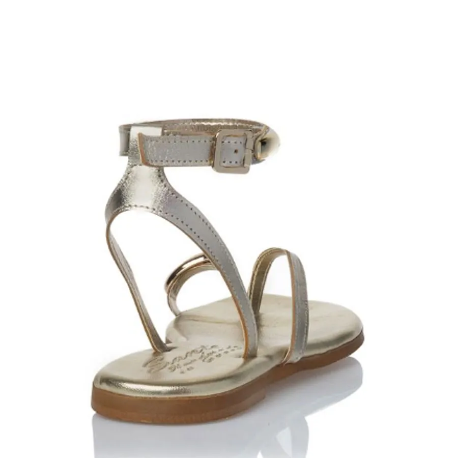 SANTE - Γυναικεία πέδιλα 25-419-20 Χρυσό