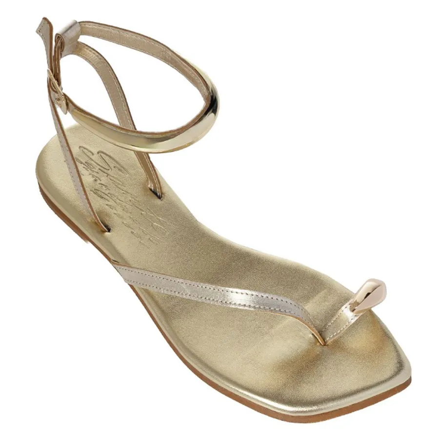 SANTE - Γυναικεία πέδιλα 25-419-20 Χρυσό