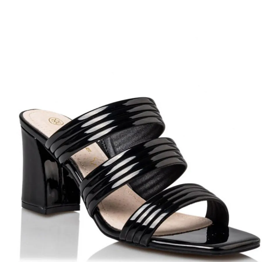 SANTE - Γυναικεία mules 20-190 Μαύρο