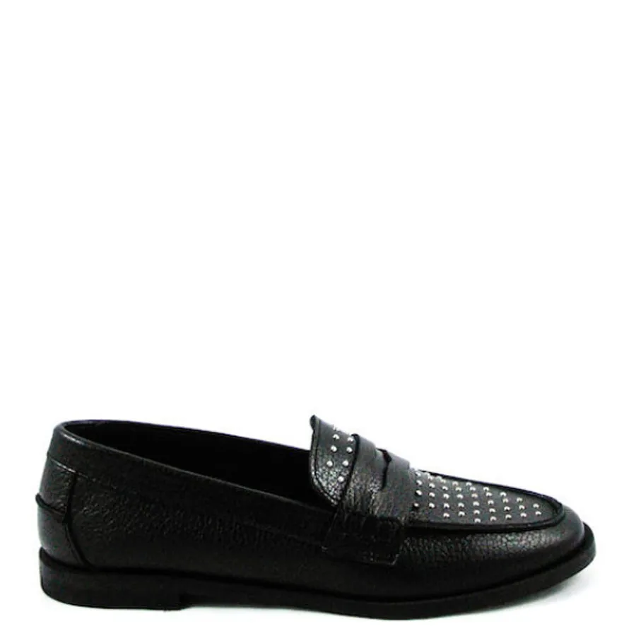 SANTE - Γυναικεία μοκασίνια 24-119-01 Μαύρο