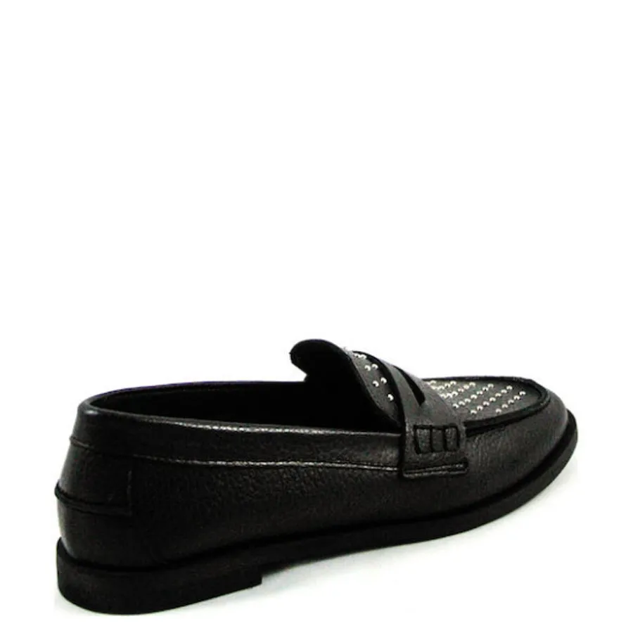SANTE - Γυναικεία μοκασίνια 24-119-01 Μαύρο