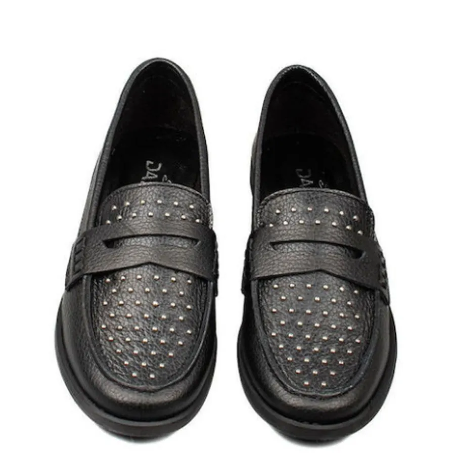 SANTE - Γυναικεία μοκασίνια 24-119-01 Μαύρο