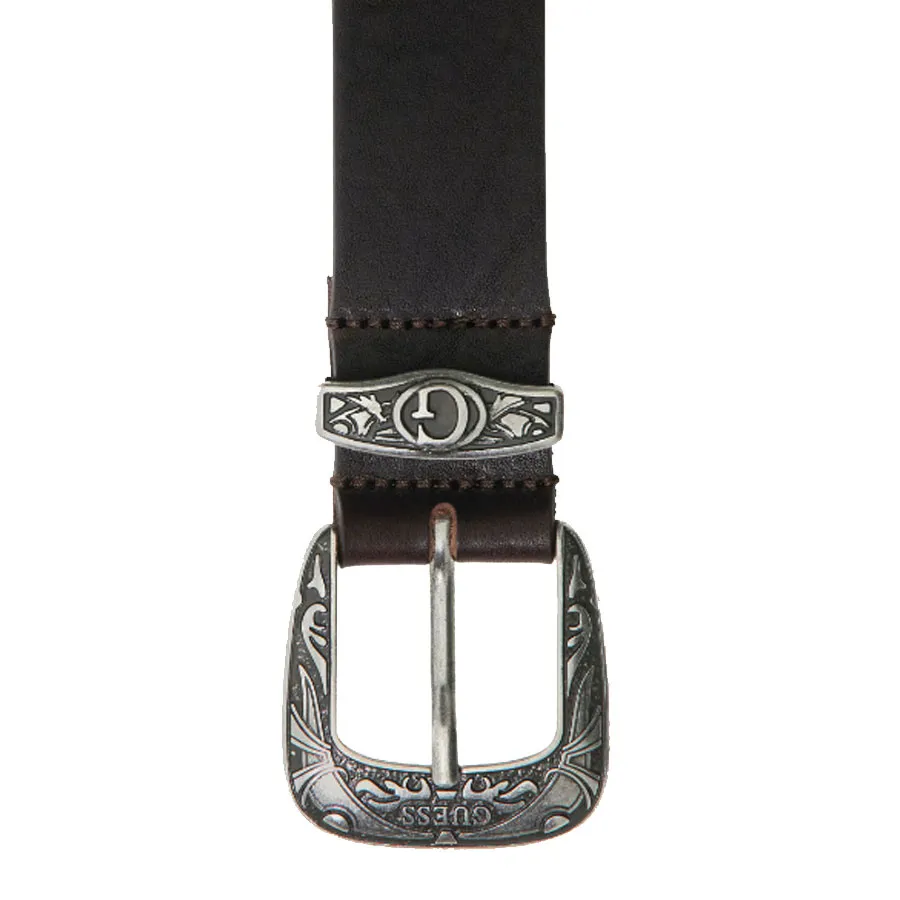 GUESS - Ανδρική ζώνη BM7830P5335-BRO