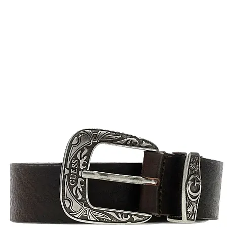 GUESS - Ανδρική ζώνη BM7830P5335-BRO