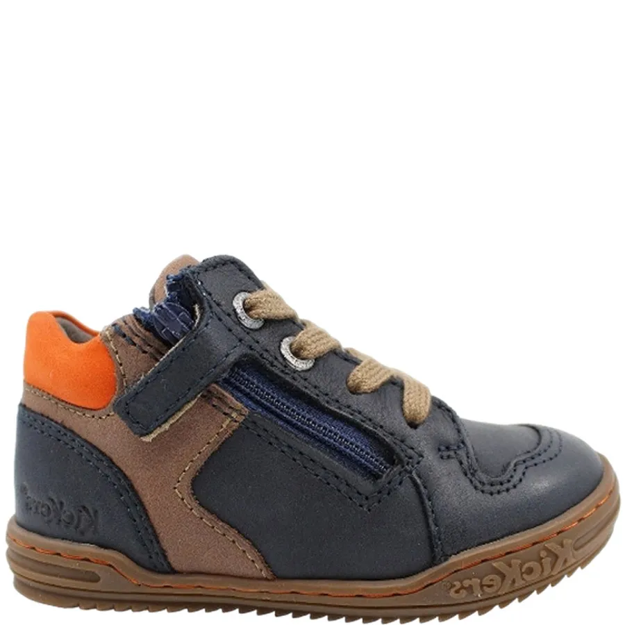 KICKERS - Παιδικά μποτάκια JOUJOU 572131-10-91 MARRON MARINE