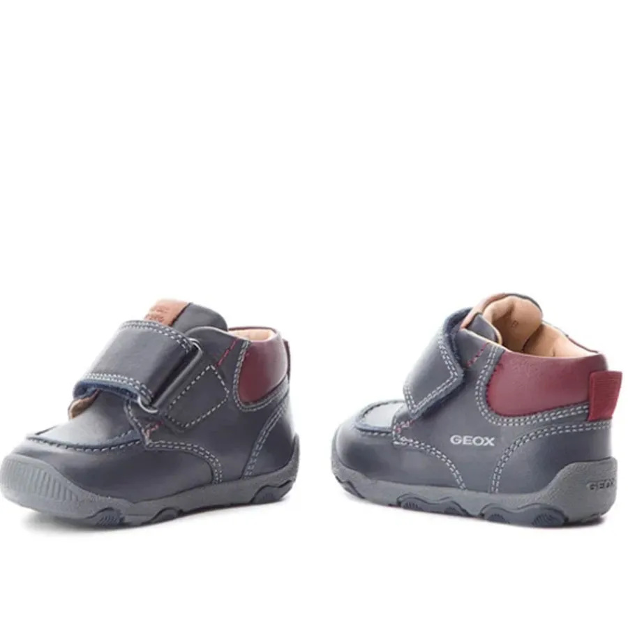 GEOX - Παιδικά μποτάκια B N.BALU' B. B B840PB-00085 C4335 Navy/Bordeaux