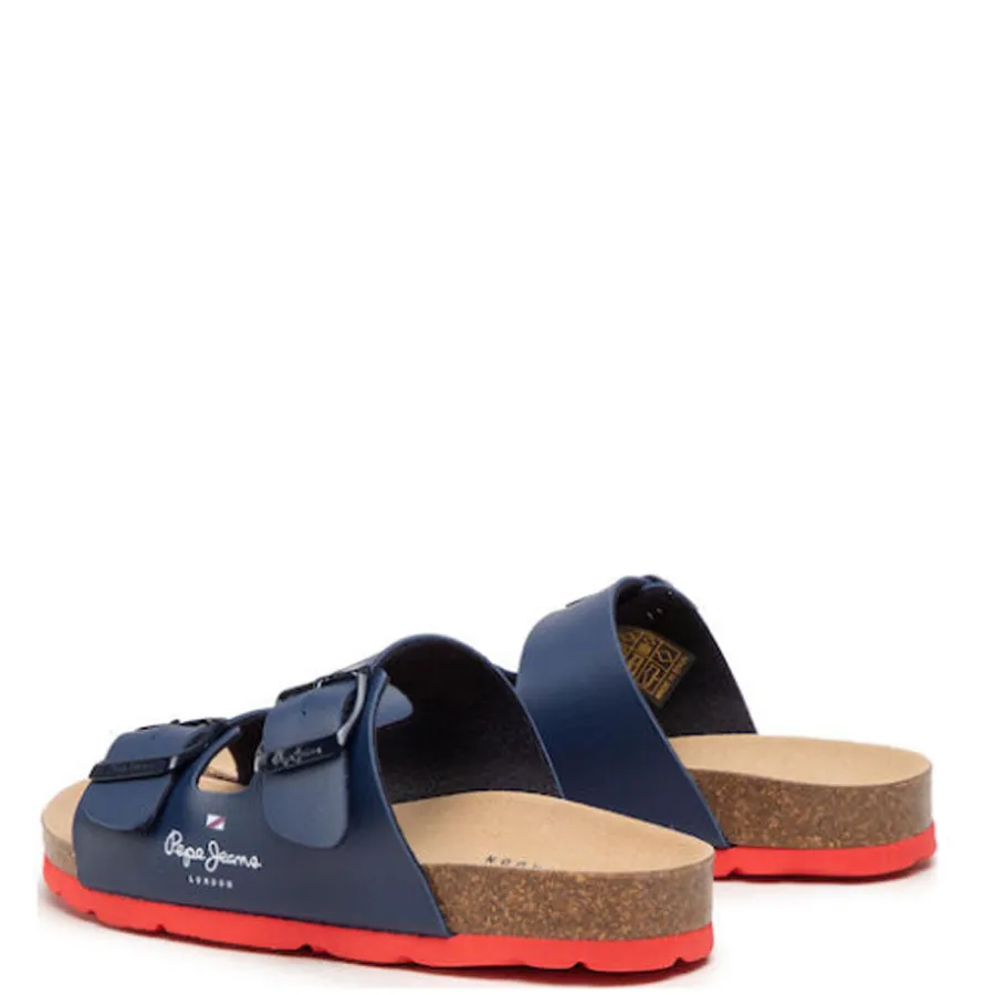 PEPE JEANS - Παιδικές παντόφλες BIO CORP BOY PBS90051 (595) Navy