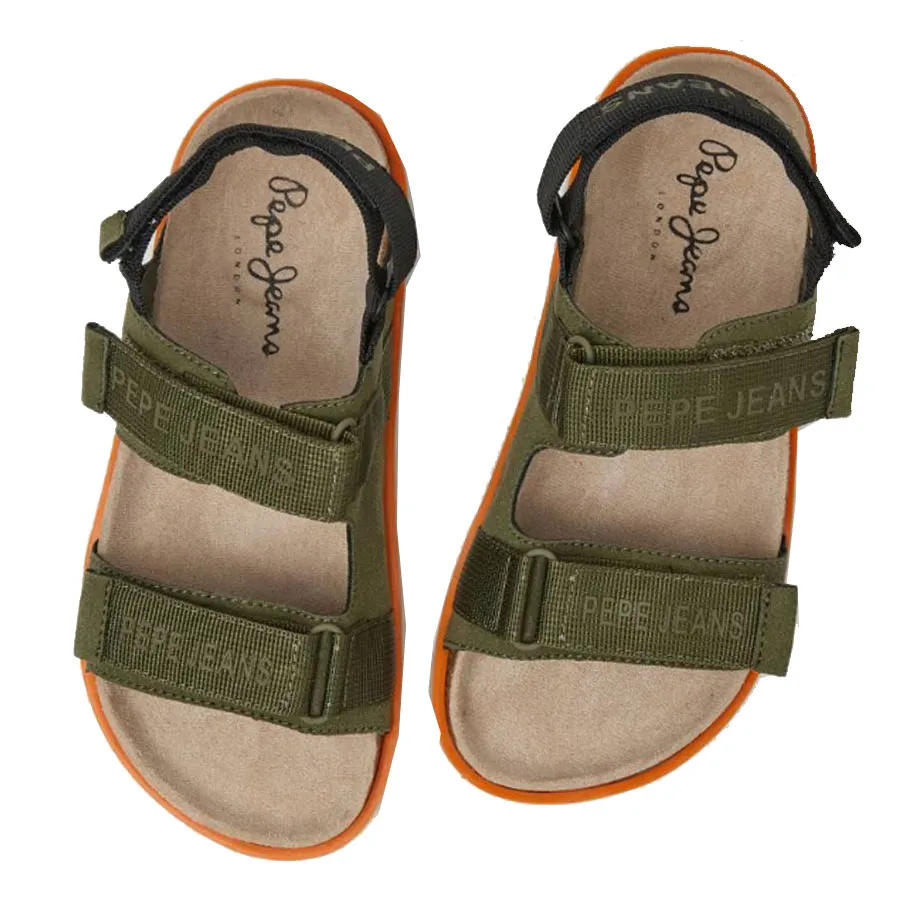 PEPE JEANS - Παιδικά πέδιλα BERLIN BOY SATURDAY PBS90058 (765) Khaki Green