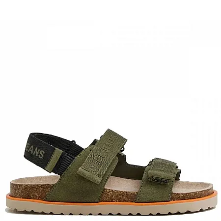 PEPE JEANS - Παιδικά πέδιλα BERLIN BOY SATURDAY PBS90058 (765) Khaki Green