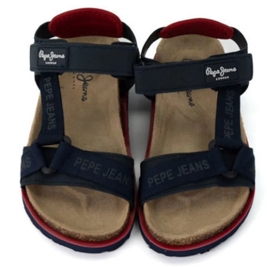 PEPE JEANS - Παιδικά πέδιλα BERLIN BOY MONDAY PBS90057 (595) Navy
