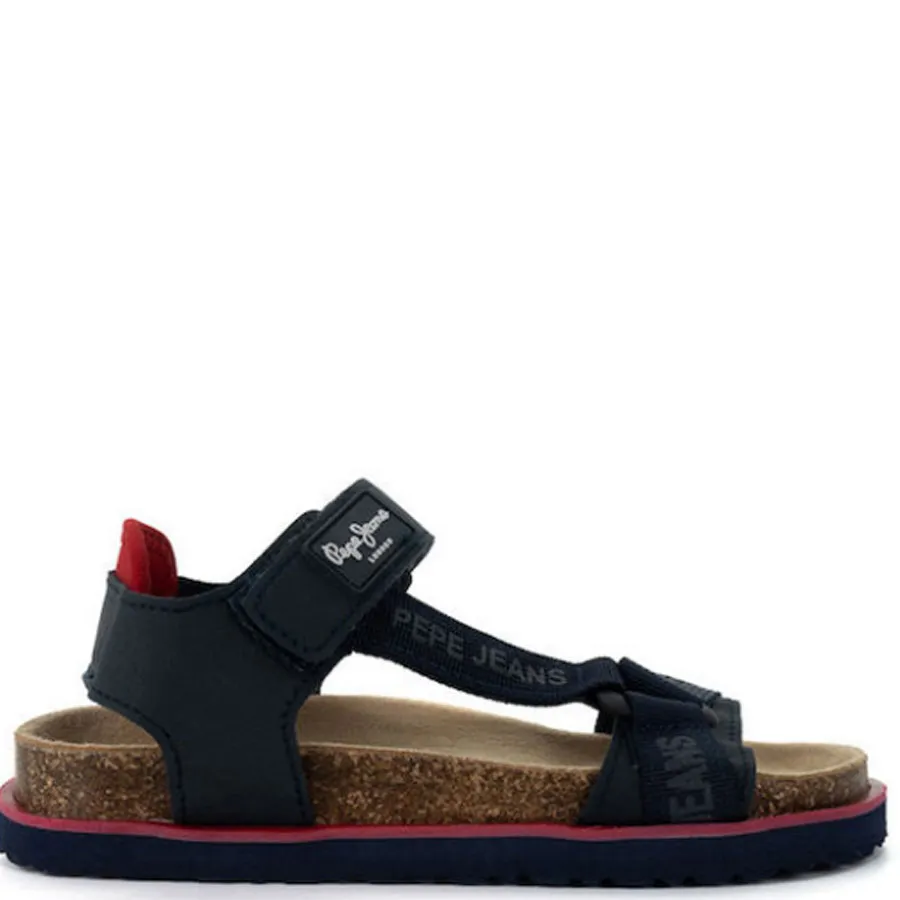 PEPE JEANS - Παιδικά πέδιλα BERLIN BOY MONDAY PBS90057 (595) Navy