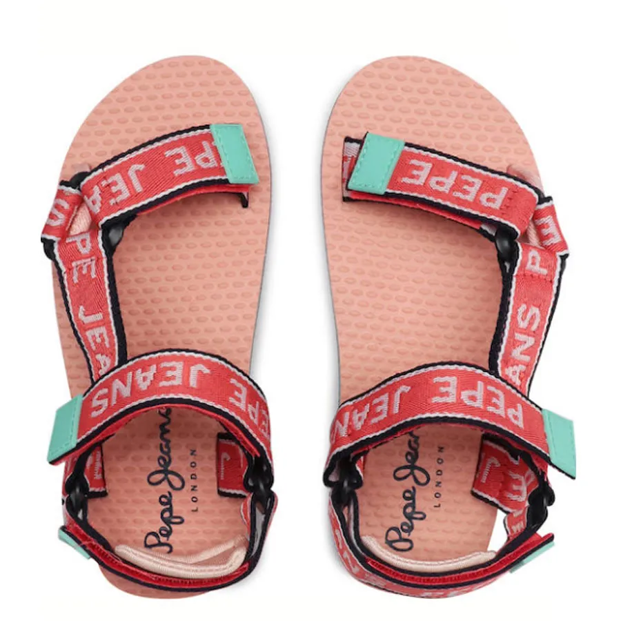 PEPE JEANS - Παιδικά πέδιλα POOL TAPE GIRLS PGS90162 (342) Bright Coral
