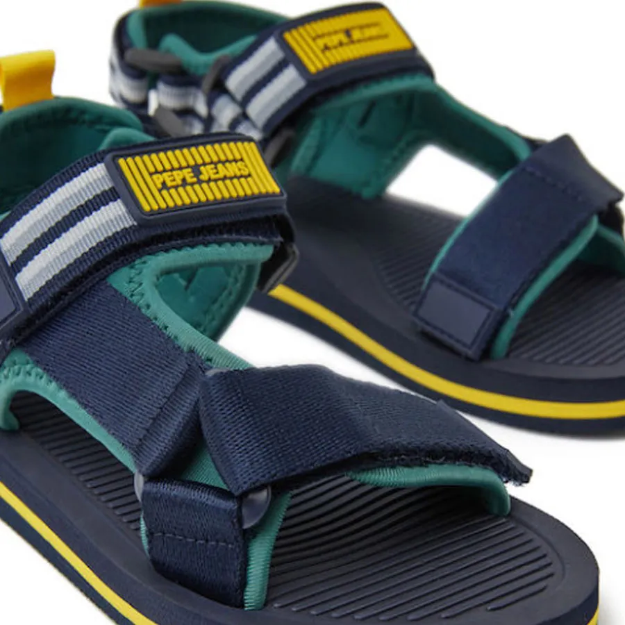 PEPE JEANS - Παιδικά πέδιλά POOL COMBI PBS70055 (673) Ivy