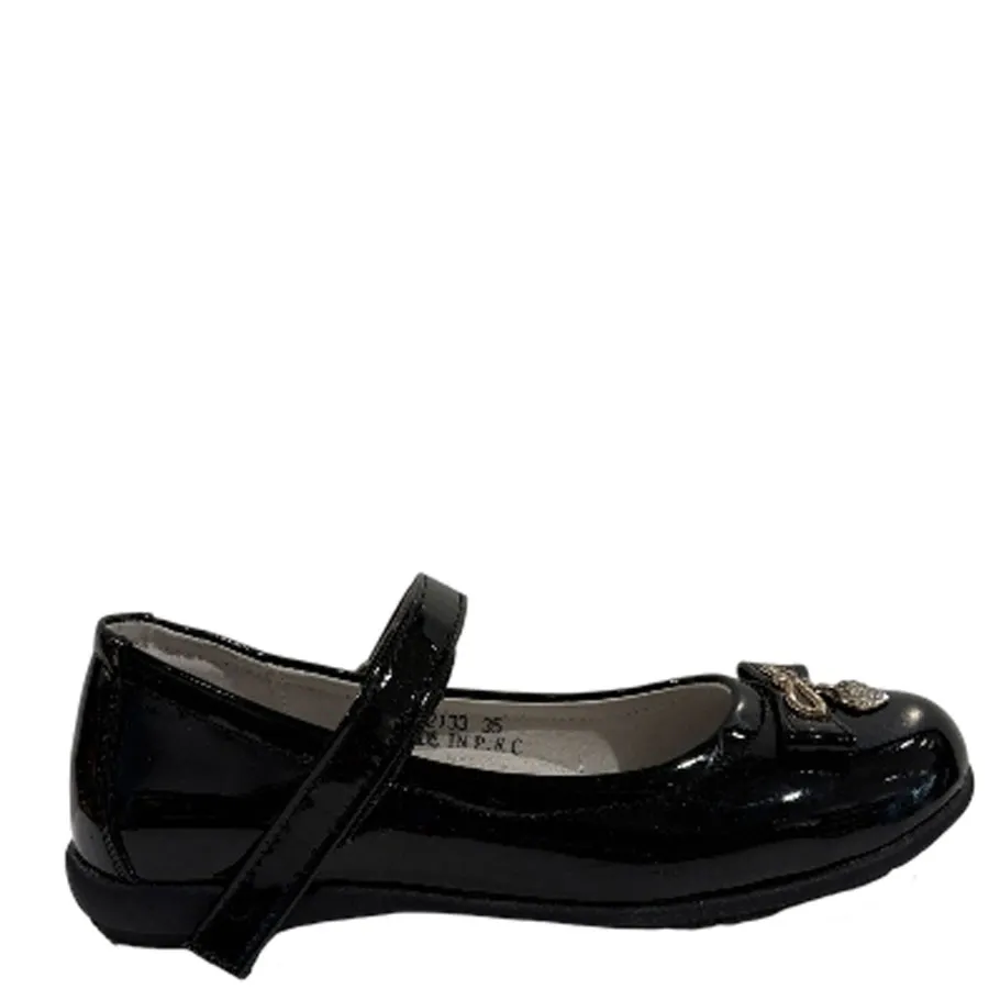 FENECIA - Παιδικές μπαλαρίνες 02133 Black