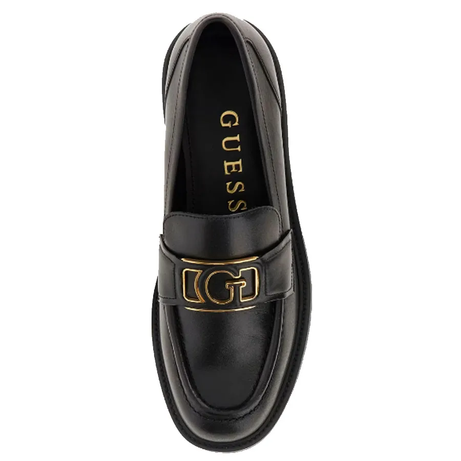 GUESS - Γυναικεία μοκασίνια FLPSHULEA14-BLACK Μαύρο