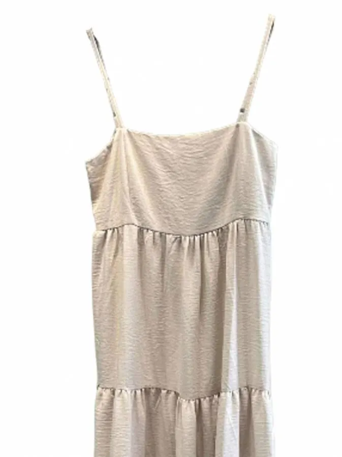 No Stress - Γυναικείο φόρεμα 10598 Εκρού