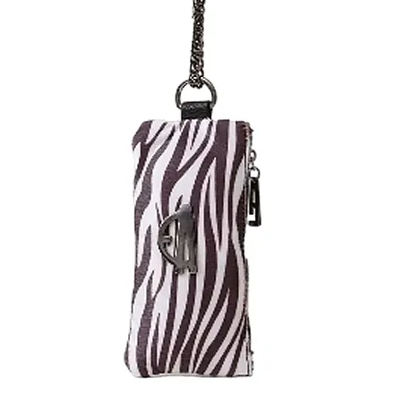 ELENA ATHANASIOU - Chain Phone Wallet Zebra White
