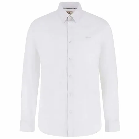 GUESS - Ανδρικό πουκάμισο M1YH20W7ZK1-G011 Λευκό