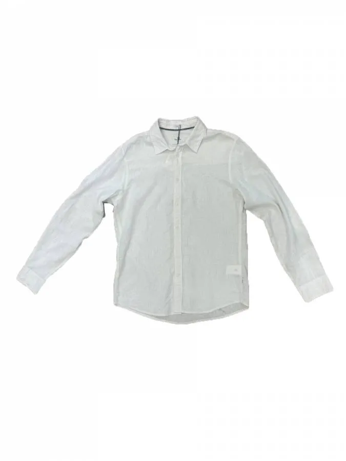 PEPE JEANS - Ανδρικό πουκάμισο AARONN PM306442 (802) Optic White