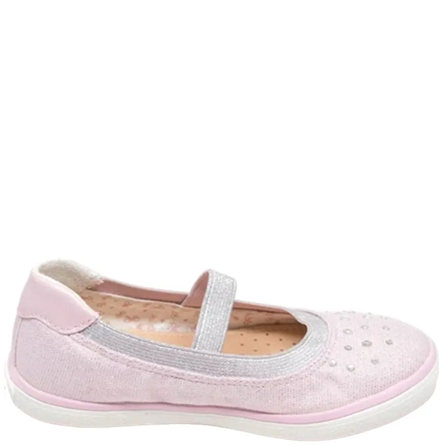 GEOX - Παιδικές μπαλαρίνες J KILWI G. K - SHI.TEXT J82D5K 00AS C8005 Pink