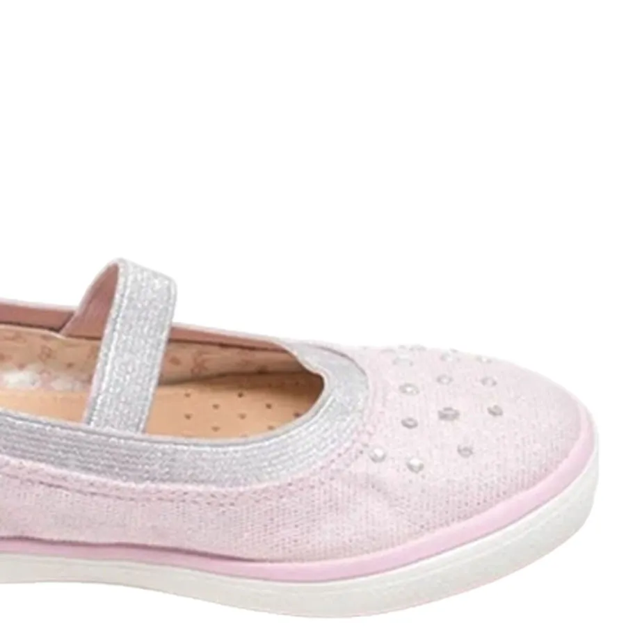 GEOX - Παιδικές μπαλαρίνες J KILWI G. K - SHI.TEXT J82D5K 00AS C8005 Pink