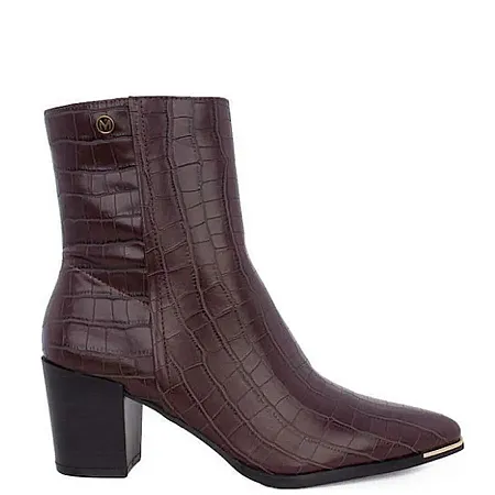 MEXX - Γυναικεία μποτάκια SADAE ROBIN MI001704153W-01-4005 Burgundy