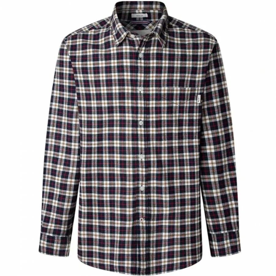 PEPE JEANS - Ανδρικό πουκάμισο CLERMONT PM3090825 (594) Dulwich Blue