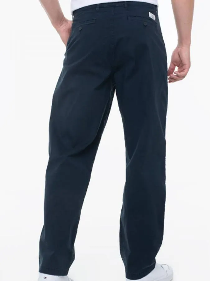 PEPE JEANS - Ανδρικό παντελόνι RELAXED PLEATED POPLIN PANT PM211934 (594) Dulwich Blue