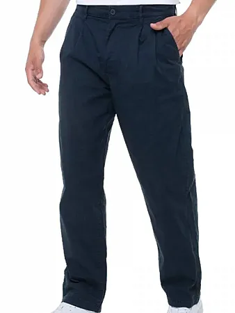 PEPE JEANS - Ανδρικό παντελόνι RELAXED PLEATED POPLIN PANT PM211934 (594) Dulwich Blue