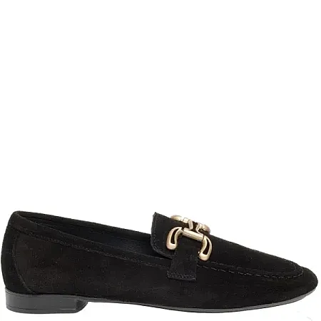 SANTE - Γυναικεία μοκασίνια 25-501-01 Μαύρο