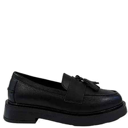 SANTE - Γυναικεία μοκασίνια 25-512-01 Μαύρο