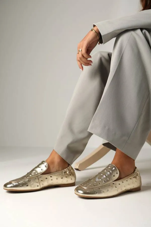 MEXX - Γυναικείο Loafer ROZY LEMON MI001200851W-8500 Gold