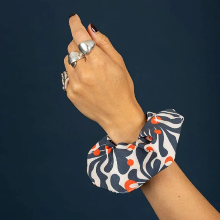 CHATON - Γυναικείο λαστιχάκι για τα μαλλιά Fuller 130-91189-Blue (002)