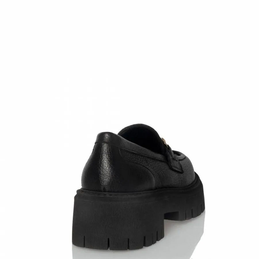 SANTE - Γυναικεία μοκασίνια με ιδιαίτερα μαλακό πάτο 24-544-01 Μαύρο