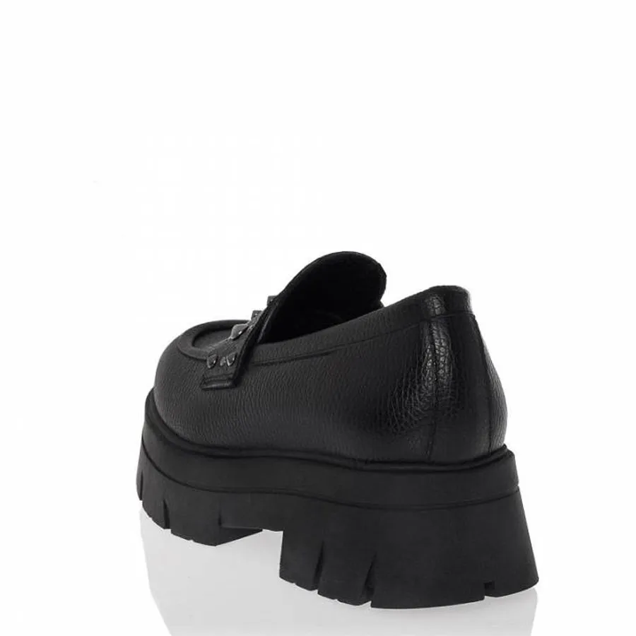 SANTE - Γυναικεία μοκασίνια με ιδιαίτερα μαλακό πάτο 24-555-01 Μαύρο