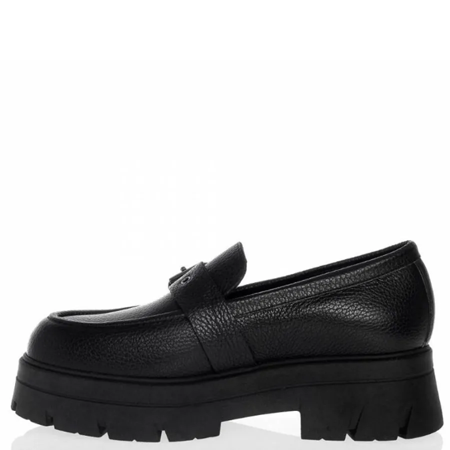 SANTE - Γυναικεία μοκασίνια με ιδιαίτερα μαλακό πάτο 24-556-01 Μαύρο