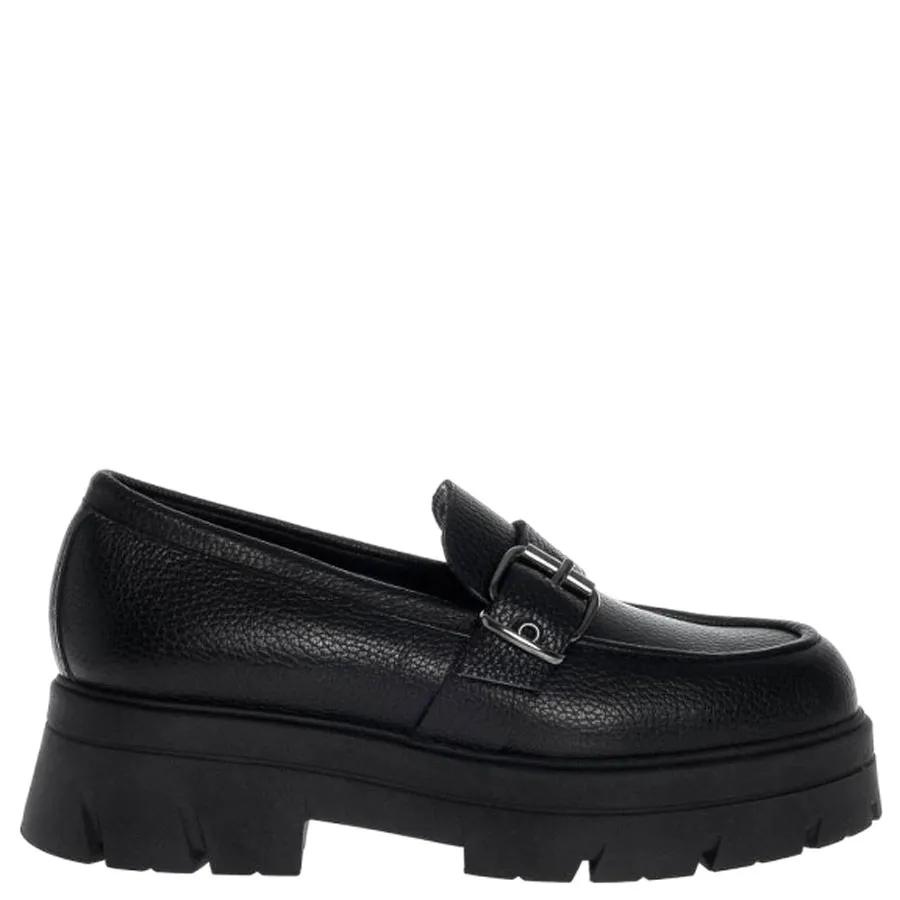 SANTE - Γυναικεία μοκασίνια με ιδιαίτερα μαλακό πάτο 24-556-01 Μαύρο