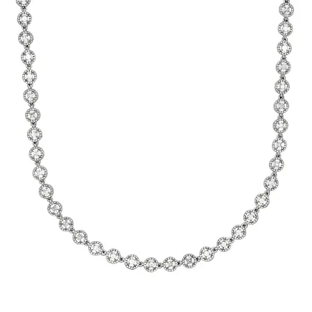 ALMYNOMA - Γυναικείο κολιέ STARLIGHT SILVER