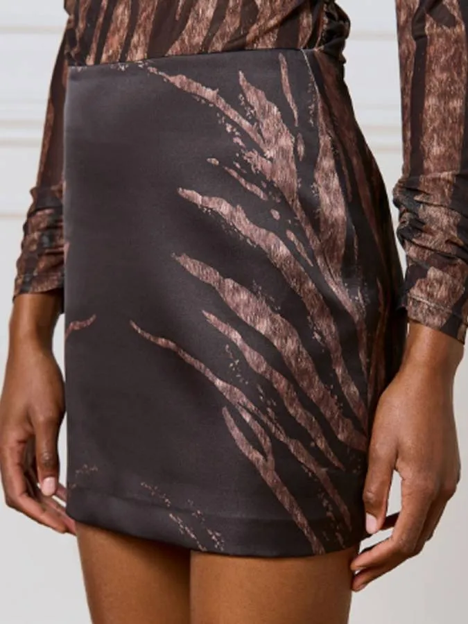 ACCESS - Γυναικεία φούστα 54-6055-BLACK