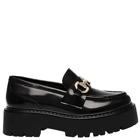 STEVE MADDEN - Γυναικεία μοκασίνια OCCUPY 11003276-05O Black Action Leather