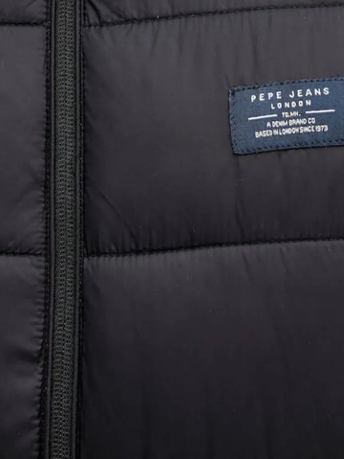 PEPE JEANS - Ανδρικό αμάνικο μπουφάν PUFFER GILLET PM4027189 (999) Black