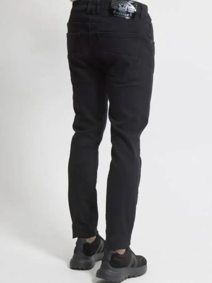 TRESOR - Ανδρικό παντελόνι OREGON 6280 Μαύρο