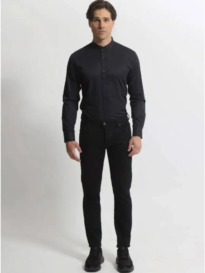 TRESOR - Ανδρικό παντελόνι OREGON 6280 Μαύρο