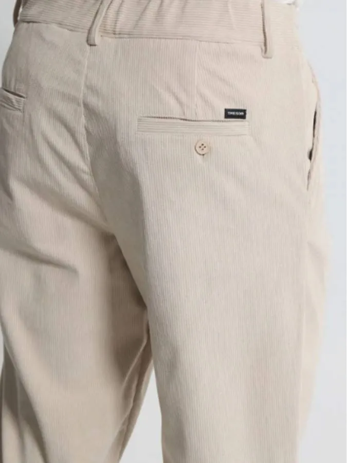 TRESOR - Ανδρικό παντελόνι QUINN 4716 Light Beige