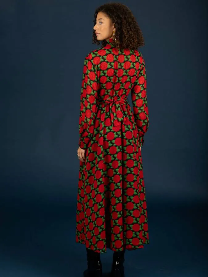 CHATON - Γυναικείο φόρεμα Dylan 130-81829-Red (001)