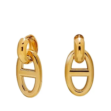 ALMYNOMA - Γυναικεία σκουλαρίκια ETERNA GOLD EARRINGS