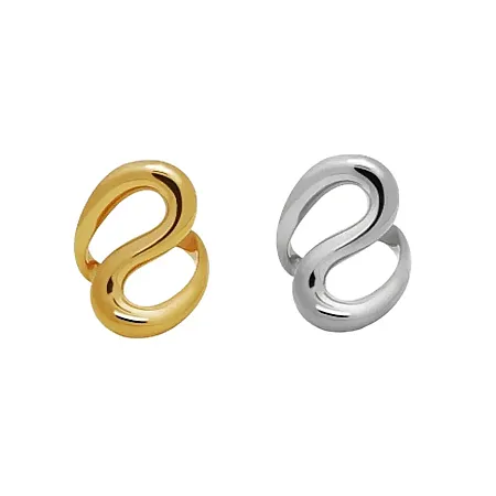 ALMYNOMA - Γυναικείο δαχτυλίδι INFINITY WAVE RING GOLD/SILVER