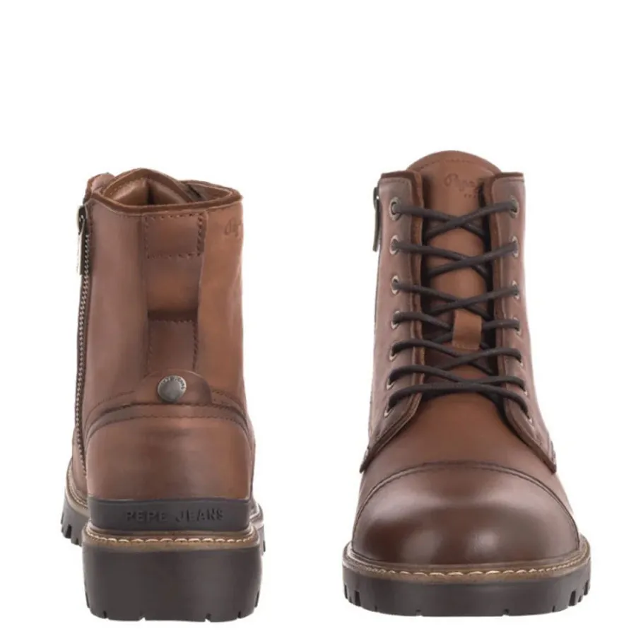 PEPE JEANS - Ανδρικά μποτάκια RYAN BTIT M PMS500002 (879) Cognac Brown
