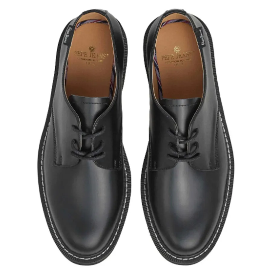 PEPE JEANS - Ανδρικά μοκασίνια TOM BRIT M PMS100002 (999) Black