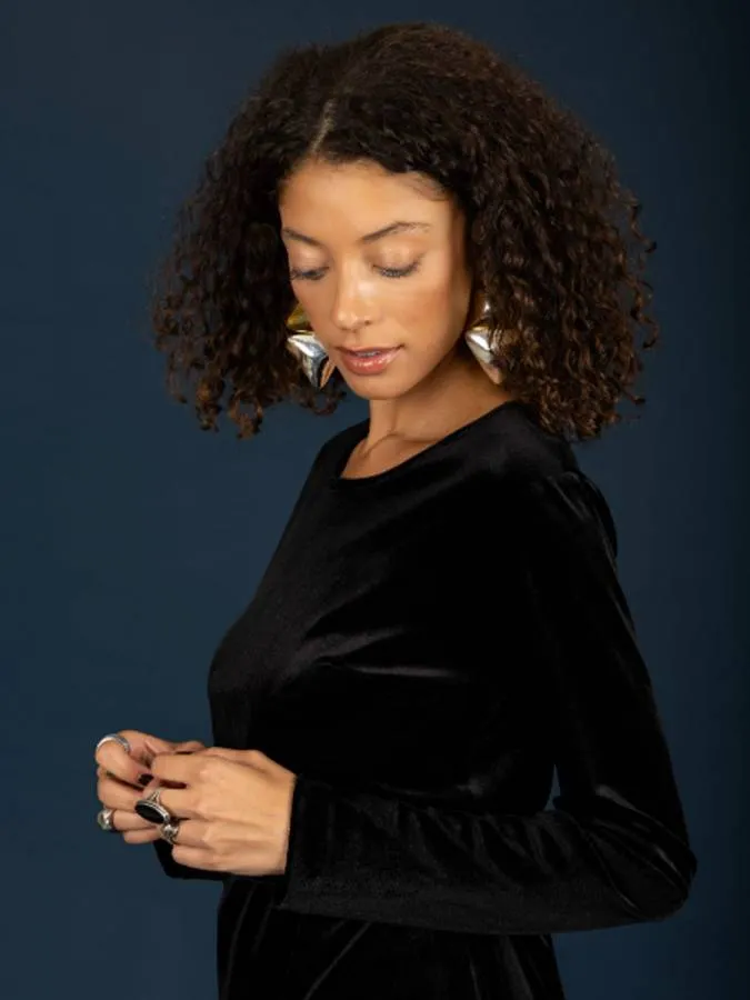 CHATON - Γυναικείο φόρεμα Hermione 130-81811-Jet Black (899)